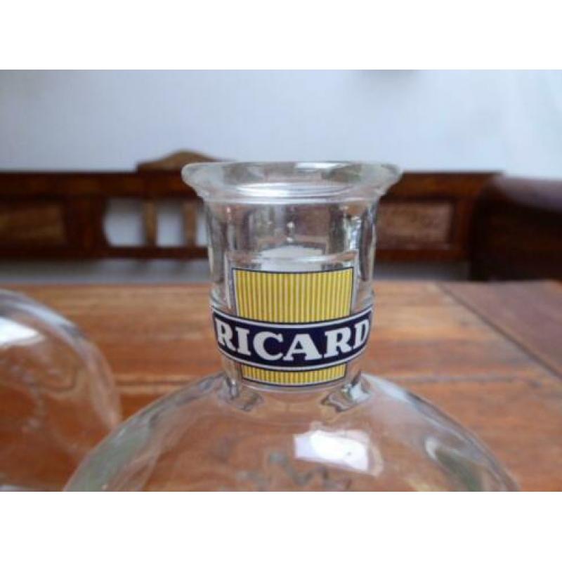2 glazen karafjes, Ricard