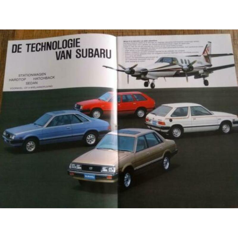 Subaru folder uit 1981