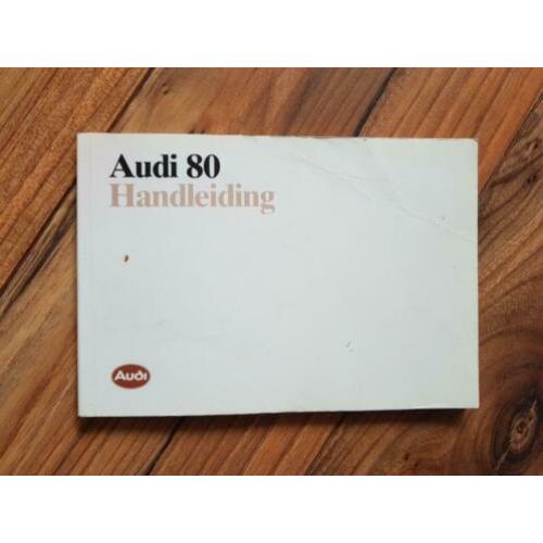 handleiding Audi 80 B3