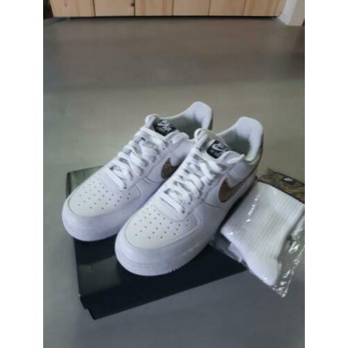 Nike air force 1, retro snake, maat 43
