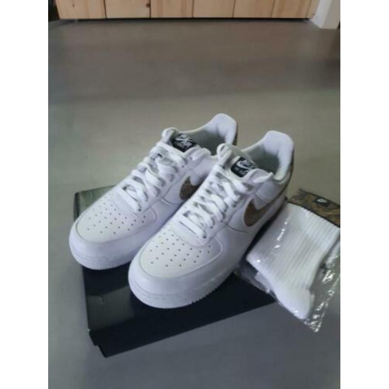 Nike air force 1, retro snake, maat 43