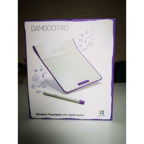 Wacom Bamboo Pad wireless met stylus pen