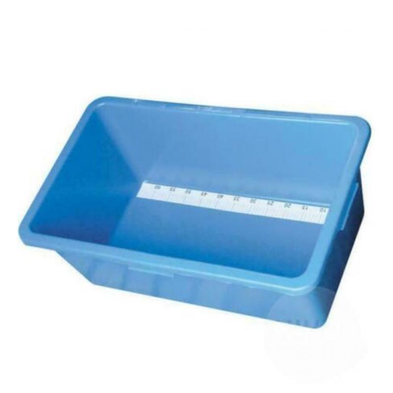 Meetbak met meetlint inhoud 90 liter Bowl Opvangbak