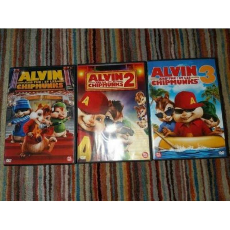 Alvin and the chipmunks deel 1, 2 en 3