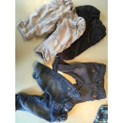 Leuk pakket babykleding jongen maat 62