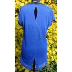 Nieuw: kobalt blauw Tuniekje merk MS mode, maat M