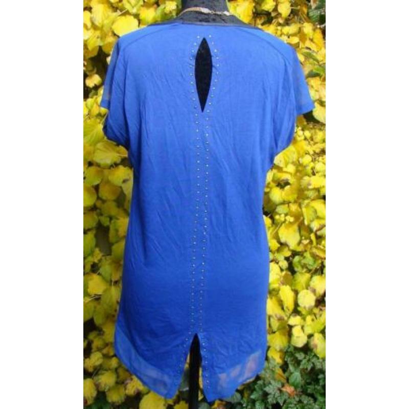 Nieuw: kobalt blauw Tuniekje merk MS mode, maat M