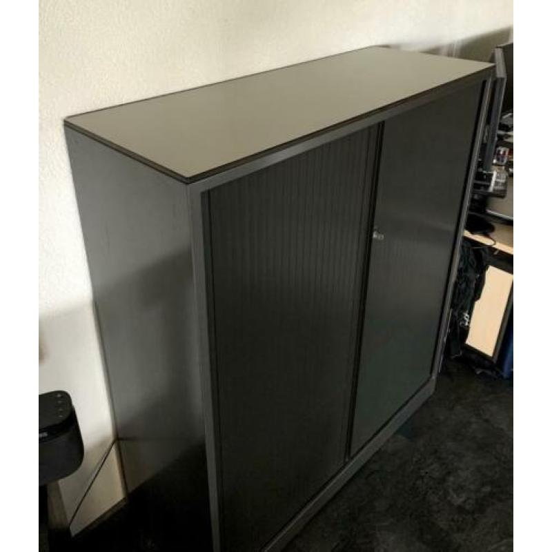 Ahrend Roldeurkast Antraciet Donkergrijs H140 x B120 x D45