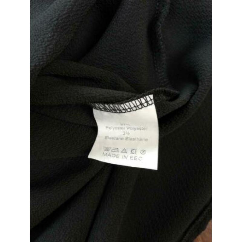 Te Koop: OPHILIA Blouse met strik. Zwart, mt 4. (J-52).