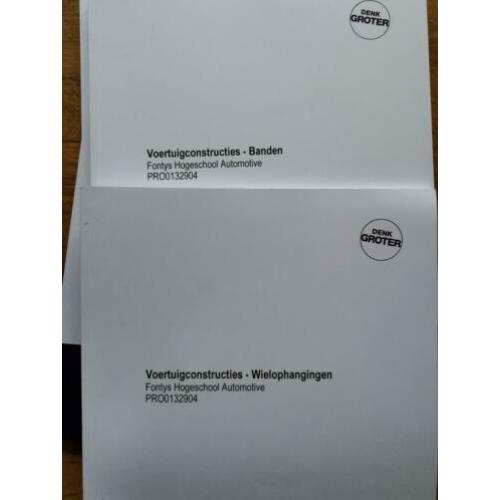 schoolboeken eerste jaar automotive engineering
