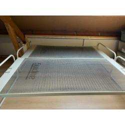 2x Auping bedden met spiraalbodem