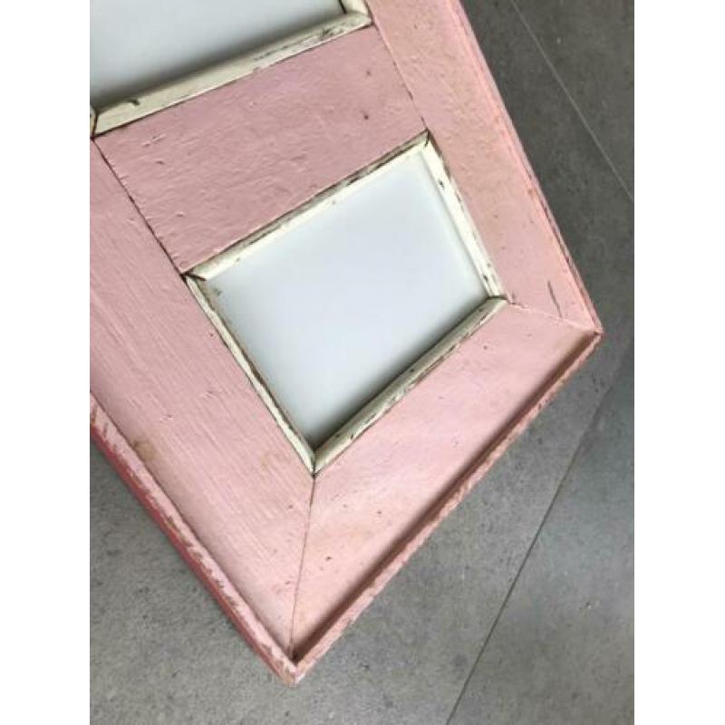 Fotolijst hout roze