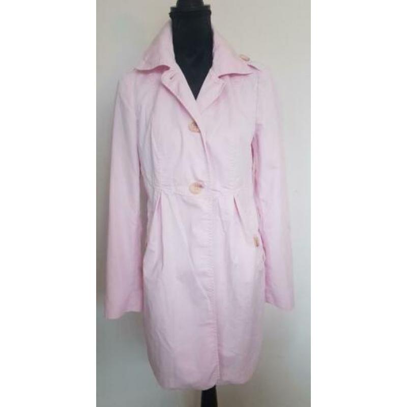 Jas trenchcoat lichtroze United Colors of Benneton/ S/M