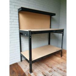 Werkbank Stalen Frame Met MDF Platen 115 x 55 x 140