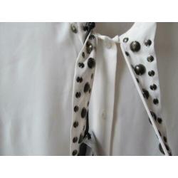 PEPE JEANS mooie offwhite Blouse maat XS / 34 NIEUW