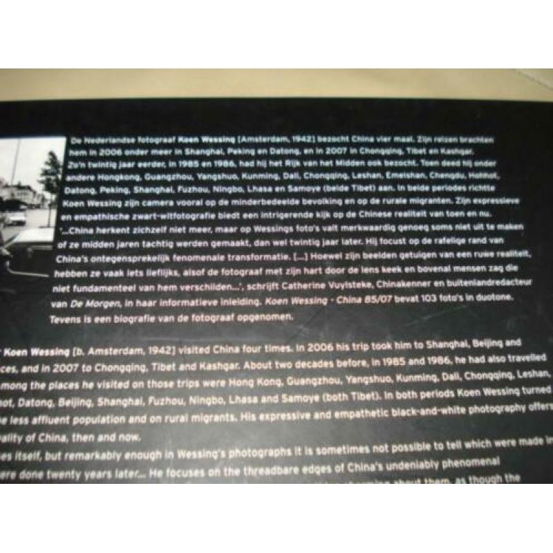 Fotoboek china koen wessing 85 / 07
