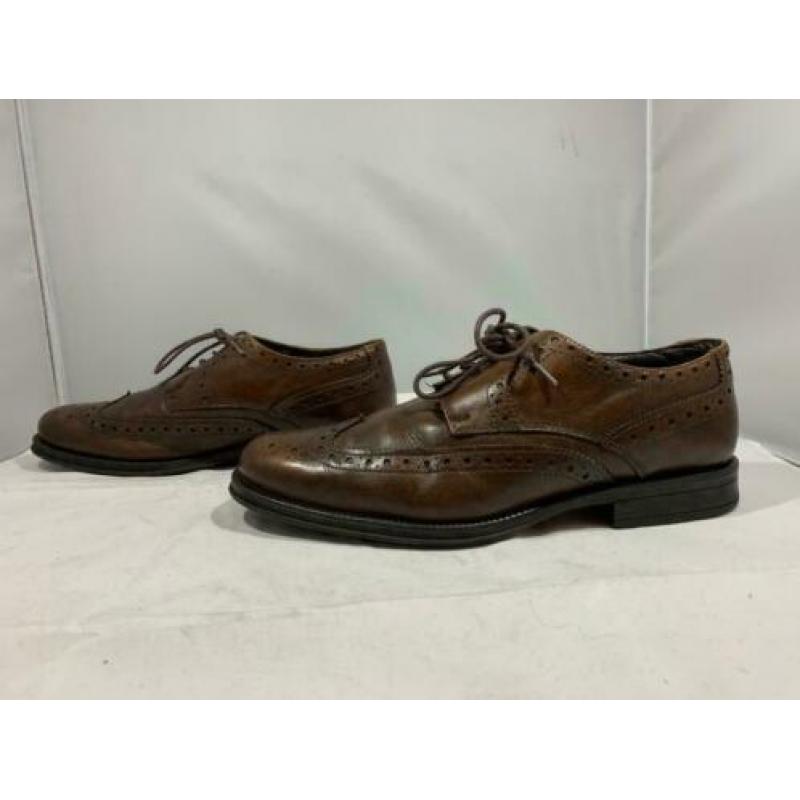 Comfortabele bruine Hush Puppies veterschoen, mt 42