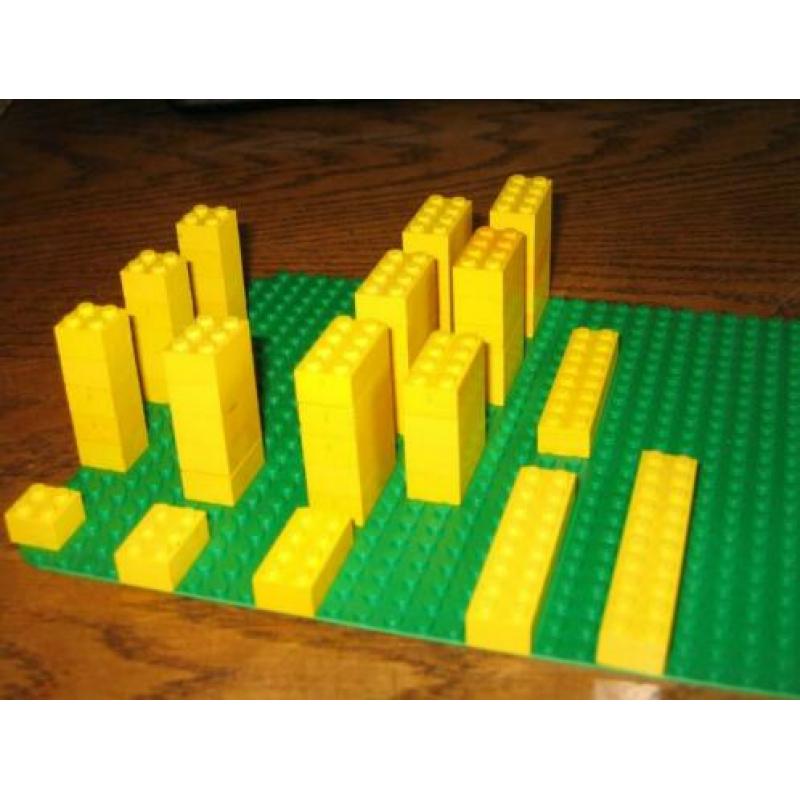 Lego Ruim 700 Basisstenen Wit Rood Geel Blauw Zwart Transpar