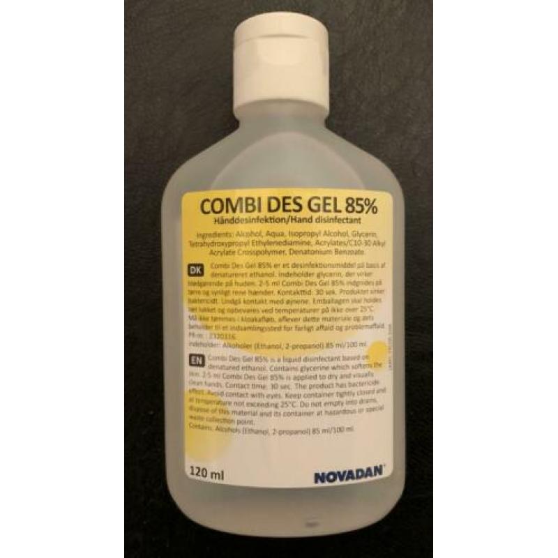 Novadan handdesinfectie / desinfectiegel 120 ml 85% EU