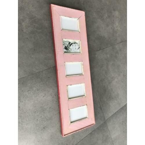 Fotolijst hout roze
