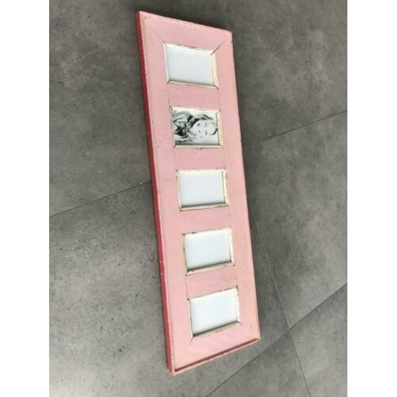 Fotolijst hout roze