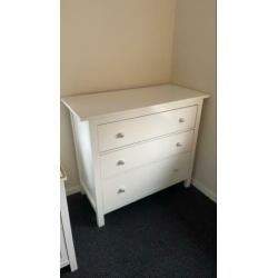 Ladekast wit - 3 laden - 96x110x51