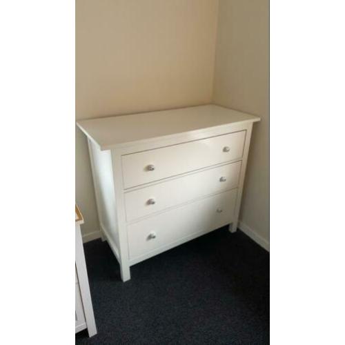 Ladekast wit - 3 laden - 96x110x51