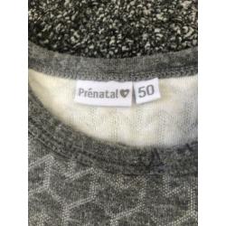 Grijs baby pakje maat 50