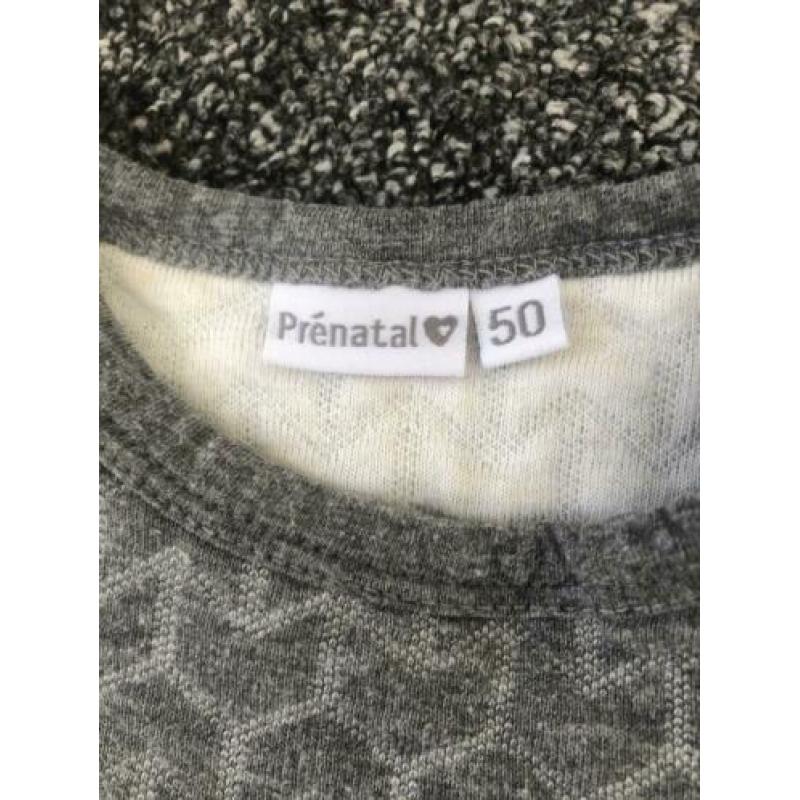 Grijs baby pakje maat 50