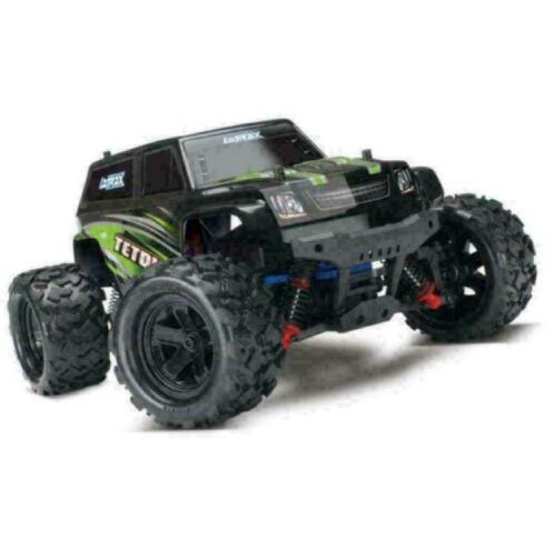 LaTrax Teton 1/18, brushed RTR groen met accu en 12v lader