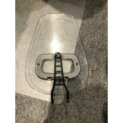 Bobike one zwart fietsstoeltje voor.