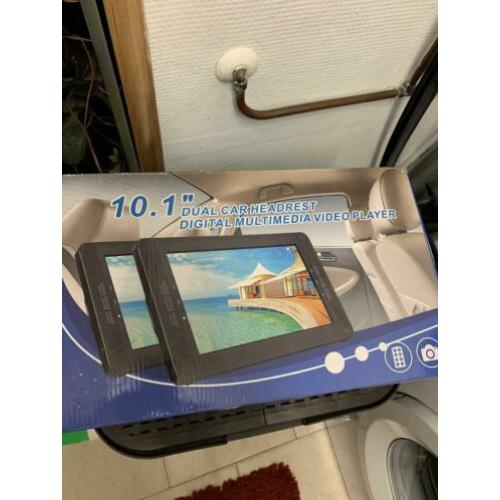 Dvd speler voor auto 2 stuks 10 inch