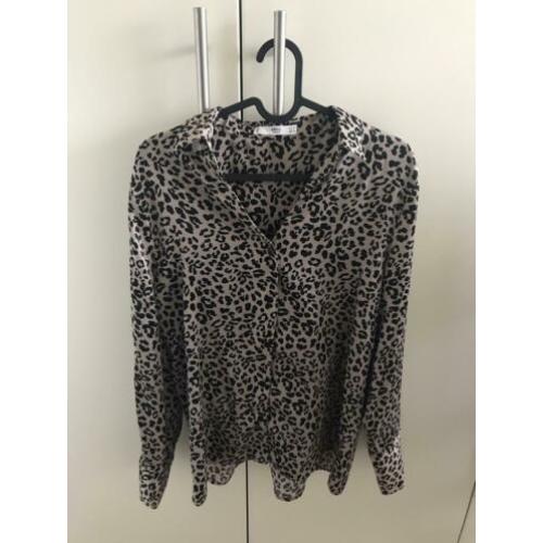 Panterblouse MANGO maat M