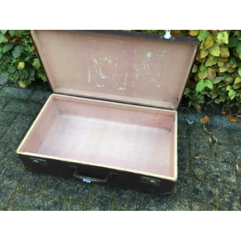 Oude decoratieve koffer