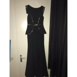 Zwarte gala jurk abiye (bieden 25€)