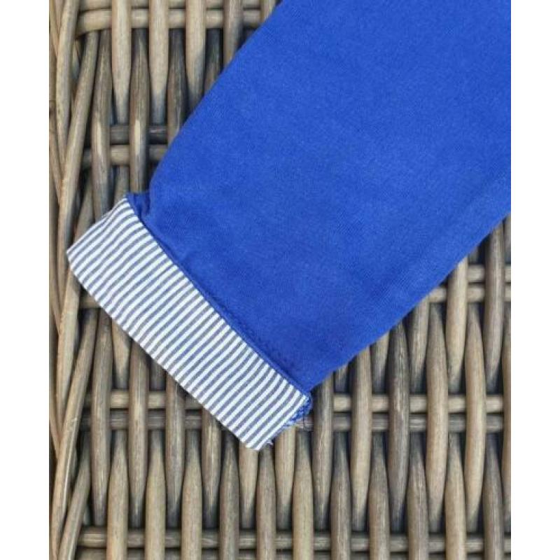 Hema colbert/vestje blauw mt 98/104