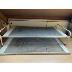 2x Auping bedden met spiraalbodem