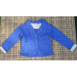 Hema colbert/vestje blauw mt 98/104