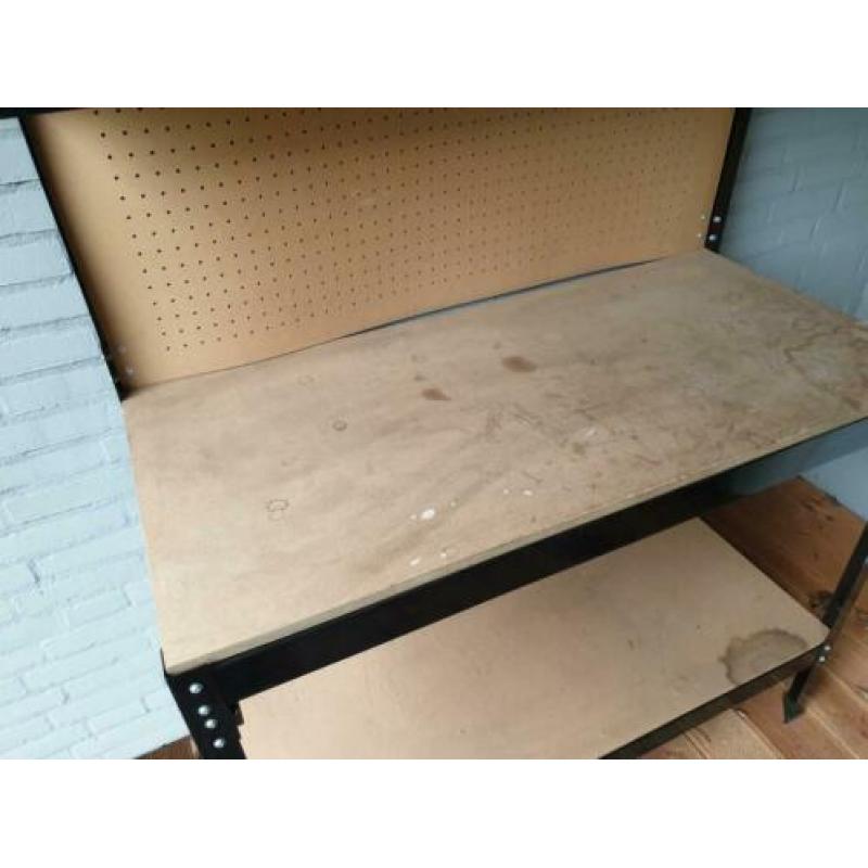 Werkbank Stalen Frame Met MDF Platen 115 x 55 x 140