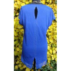 Nieuw: kobalt blauw Tuniekje merk MS mode, maat M