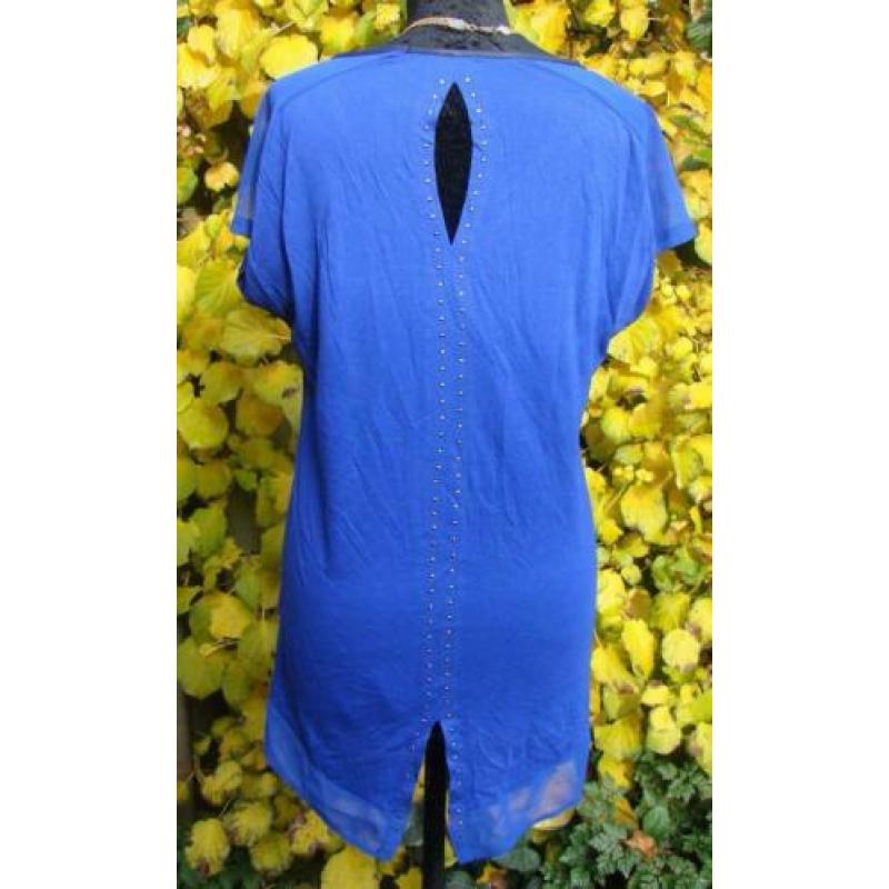 Nieuw: kobalt blauw Tuniekje merk MS mode, maat M