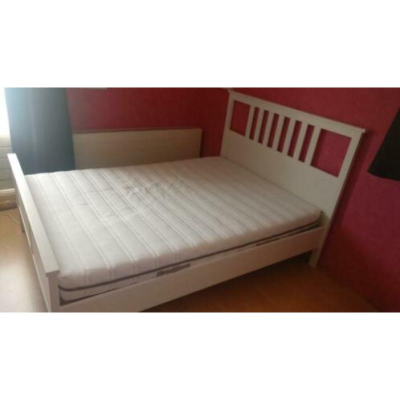 Bed Hemnes IKEA 140x200 cm wit