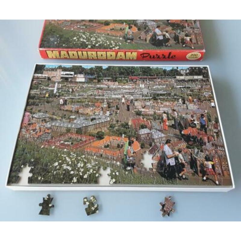 MADURODAM legpuzzel 200 stukjes vintage/sixties