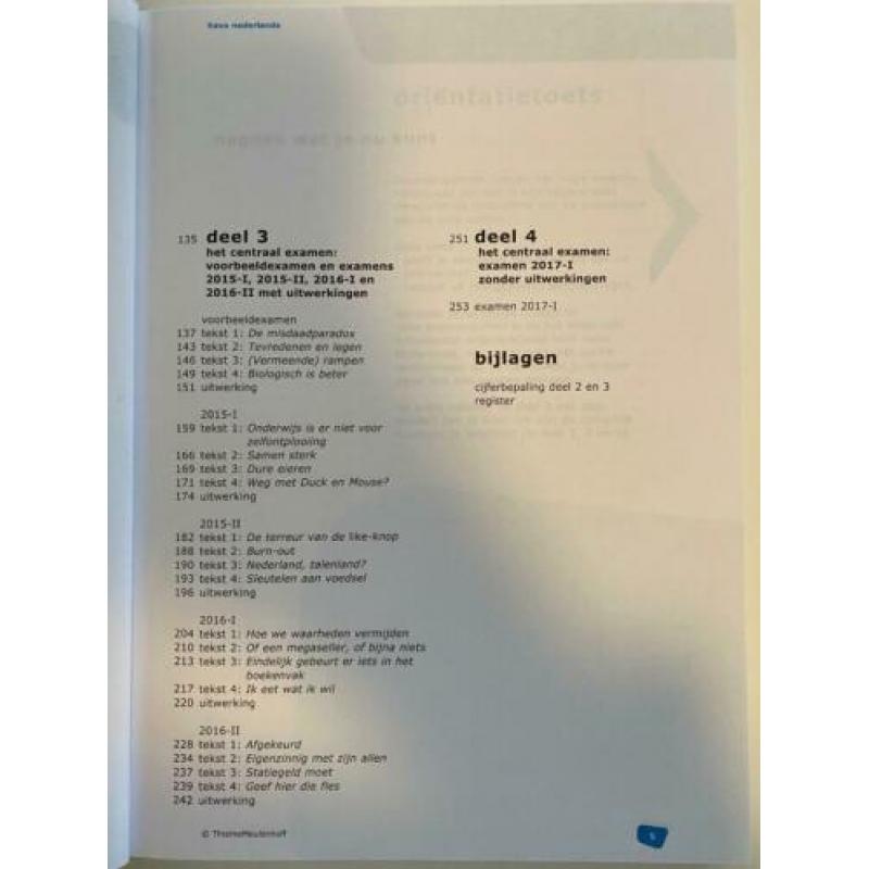 Examenbundel havo Nederlands 2017/2018