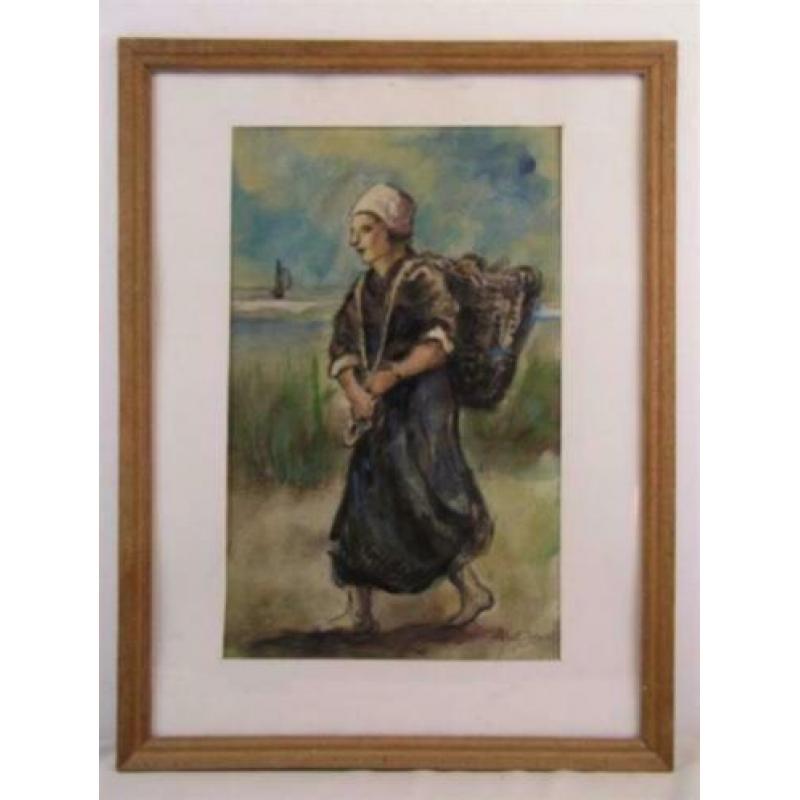 Gesigneerd Jozef Israels