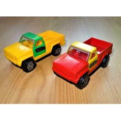 Tonka pick-up truck, 2 stuks.
