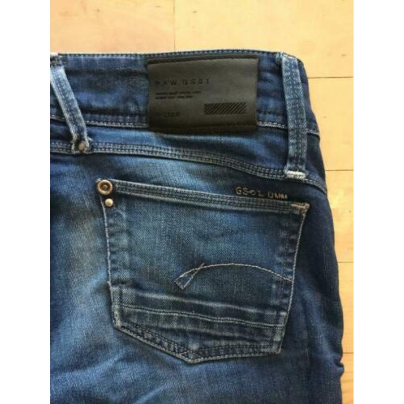 G STAR RAW, jeans met stretch, BLAUW, W26/L34