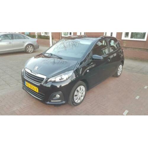 Peugeot 108 1.0 12V E-vti 68PK 5DR 2015 Zwart Airco Led