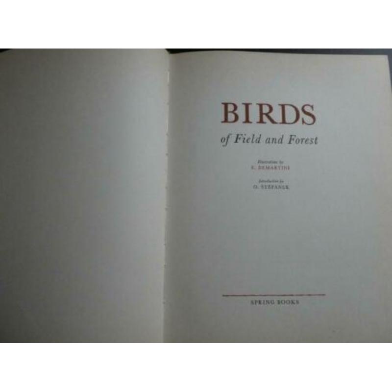 Birds of Field and Forest - 62 Plates in Colour