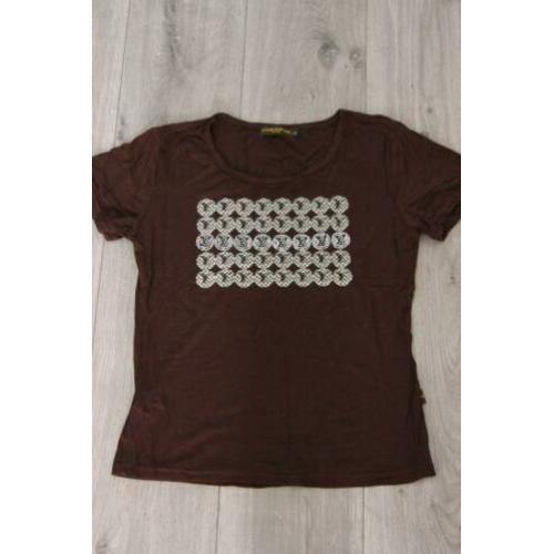 Dames bruin blouse LOUIS VUITTON, maat L (SD)